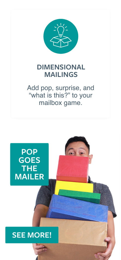 Dimensional Mailings | Pixa Direct